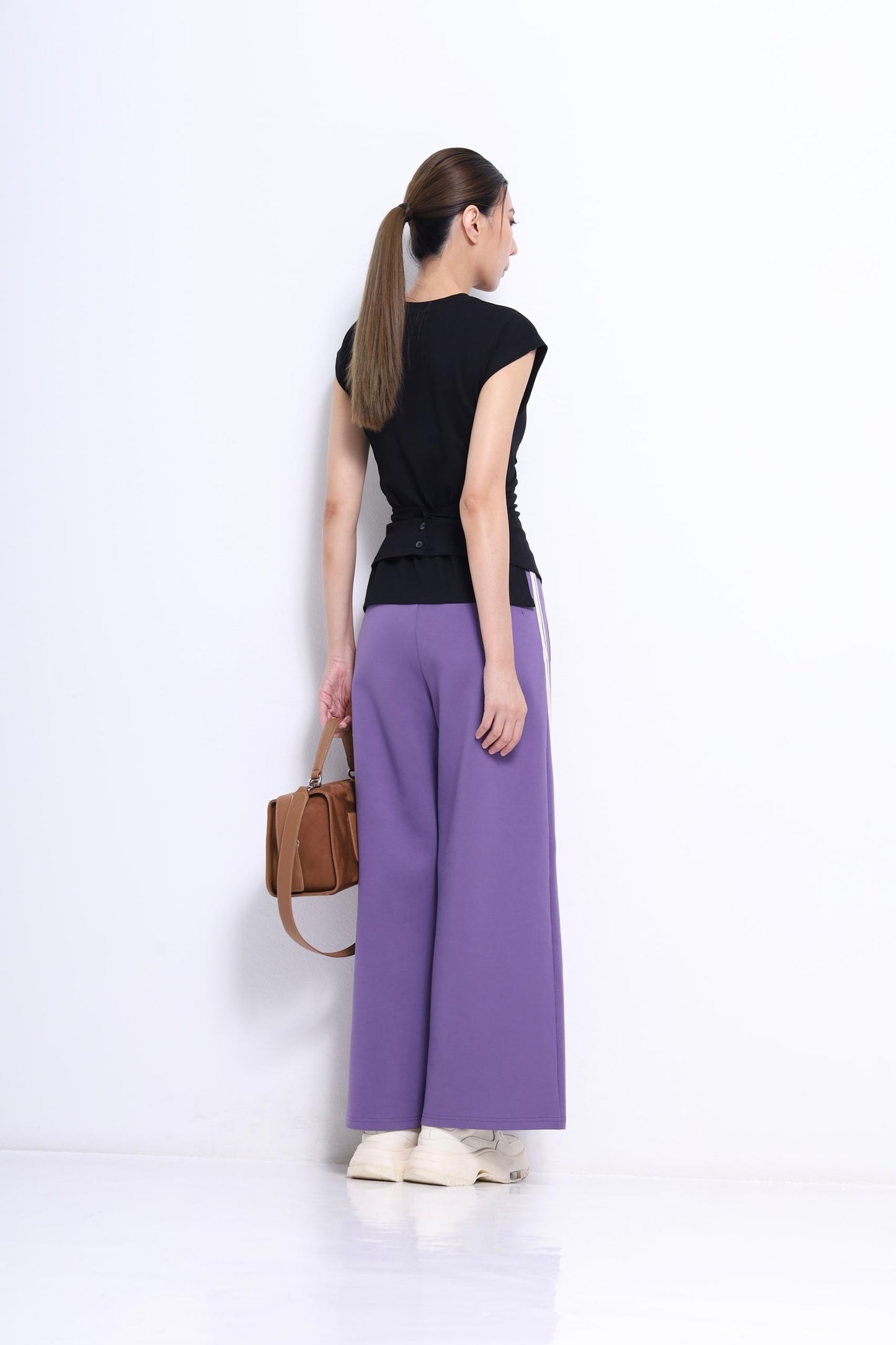 Janice Cross Waist Knit Tee