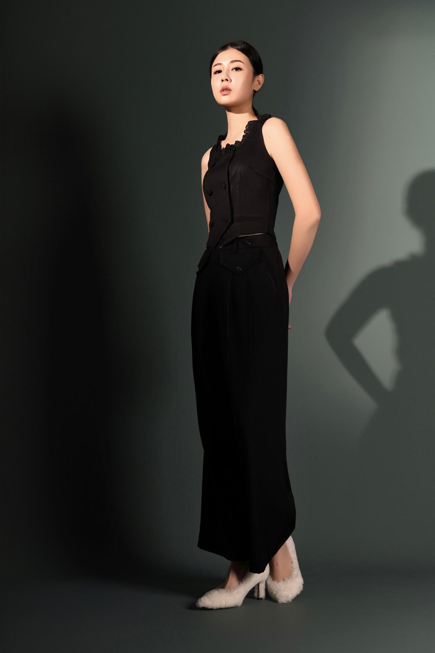 Stella Wide Legged Tailored Pants