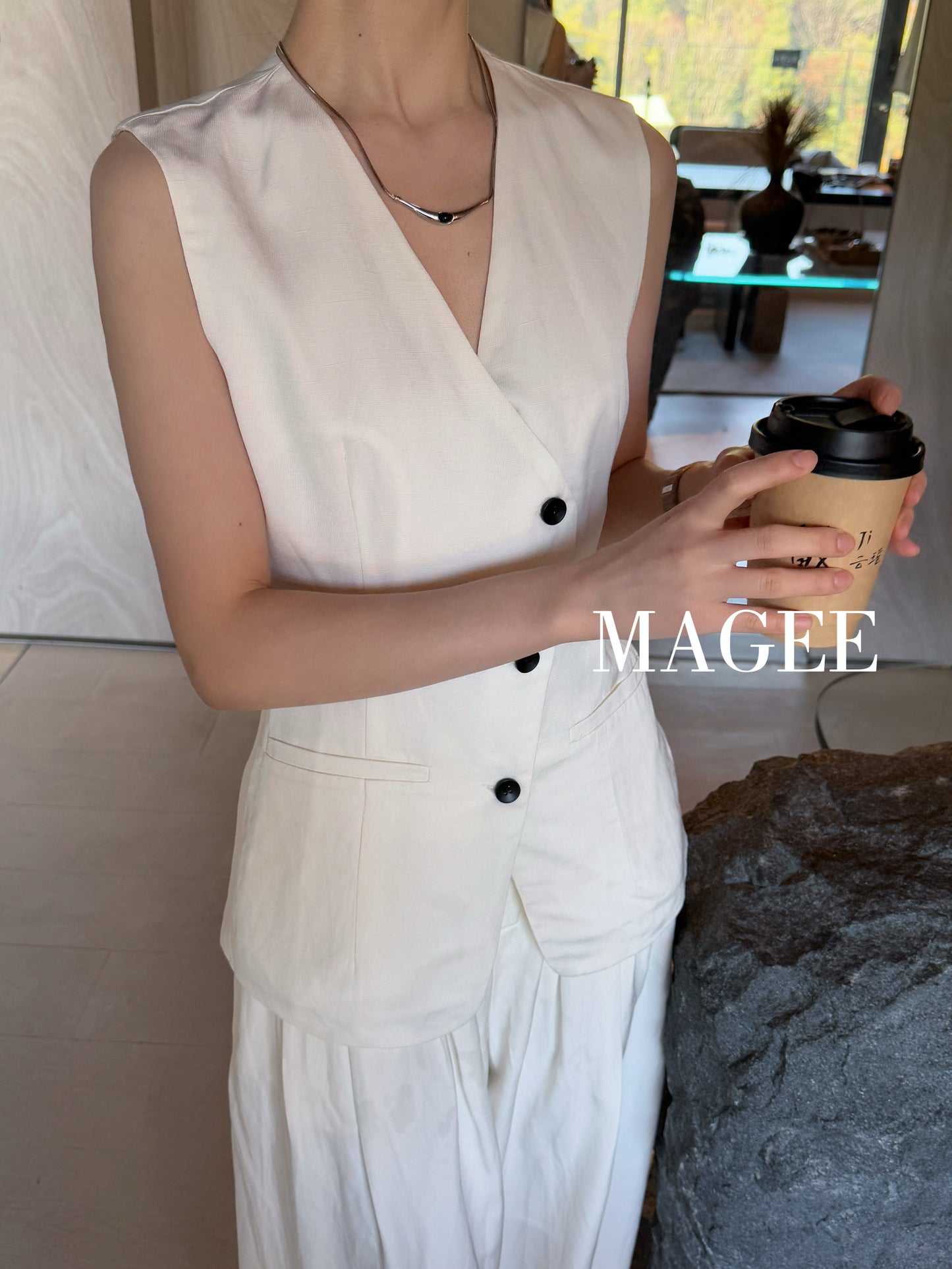 Magee Asymmetrical Vest