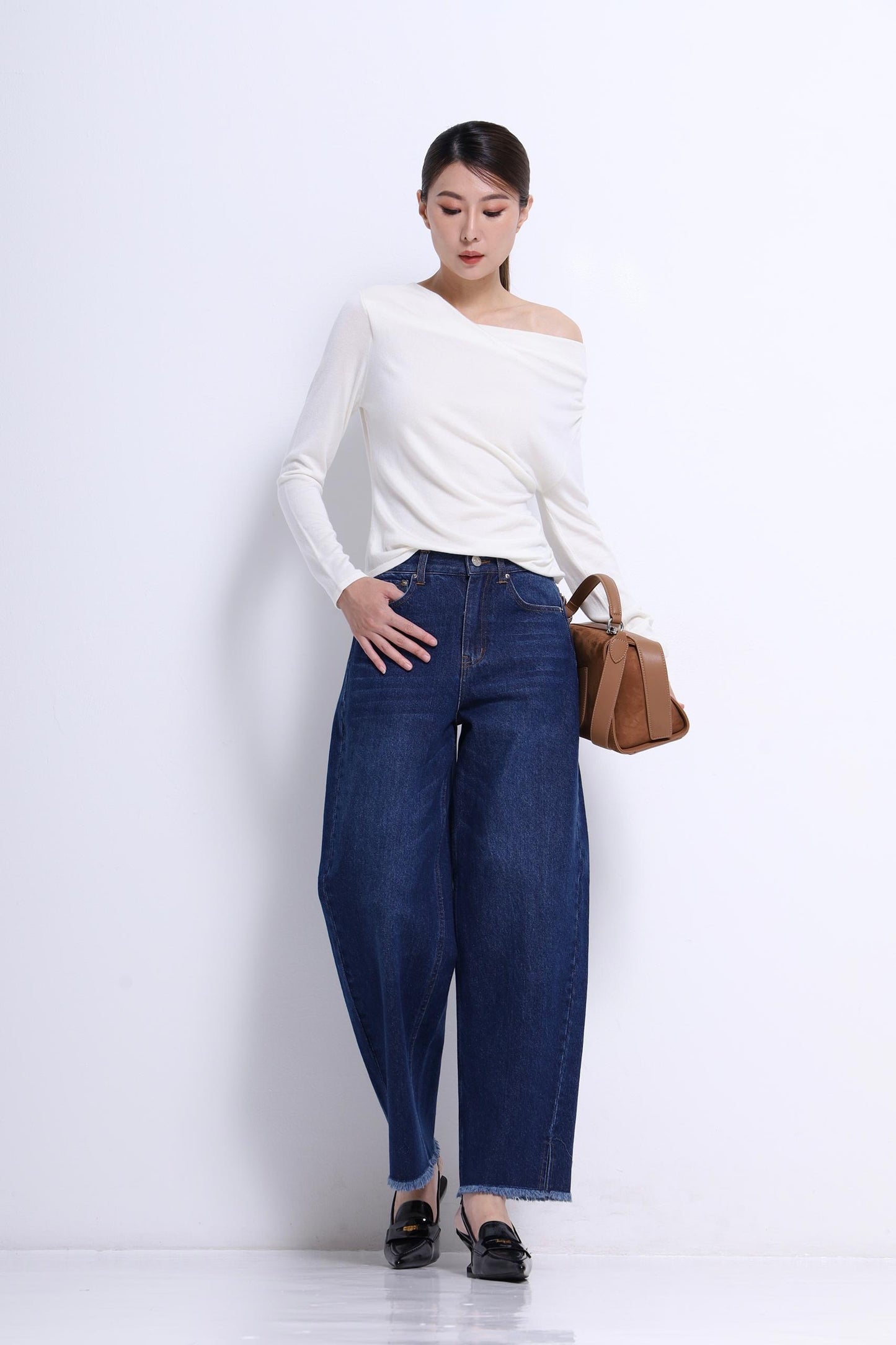 Ellie Asymmetrical Knit Top