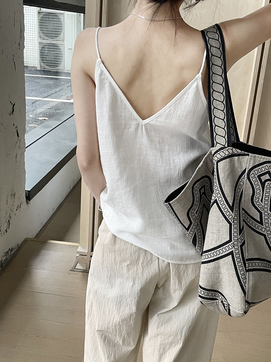 Hoo Lace V-Neck Camisole