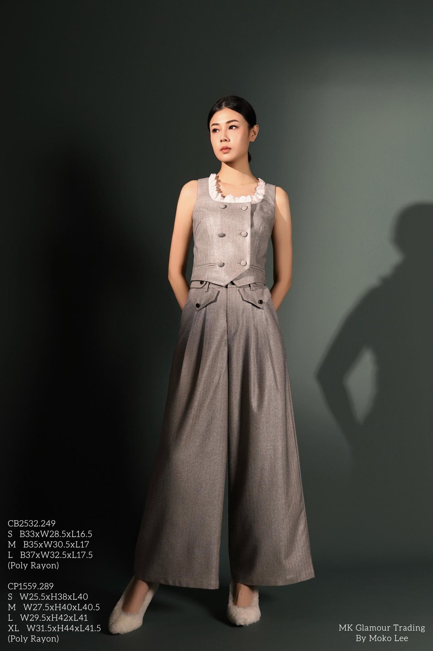 Stella Wide Legged Tailored Pants