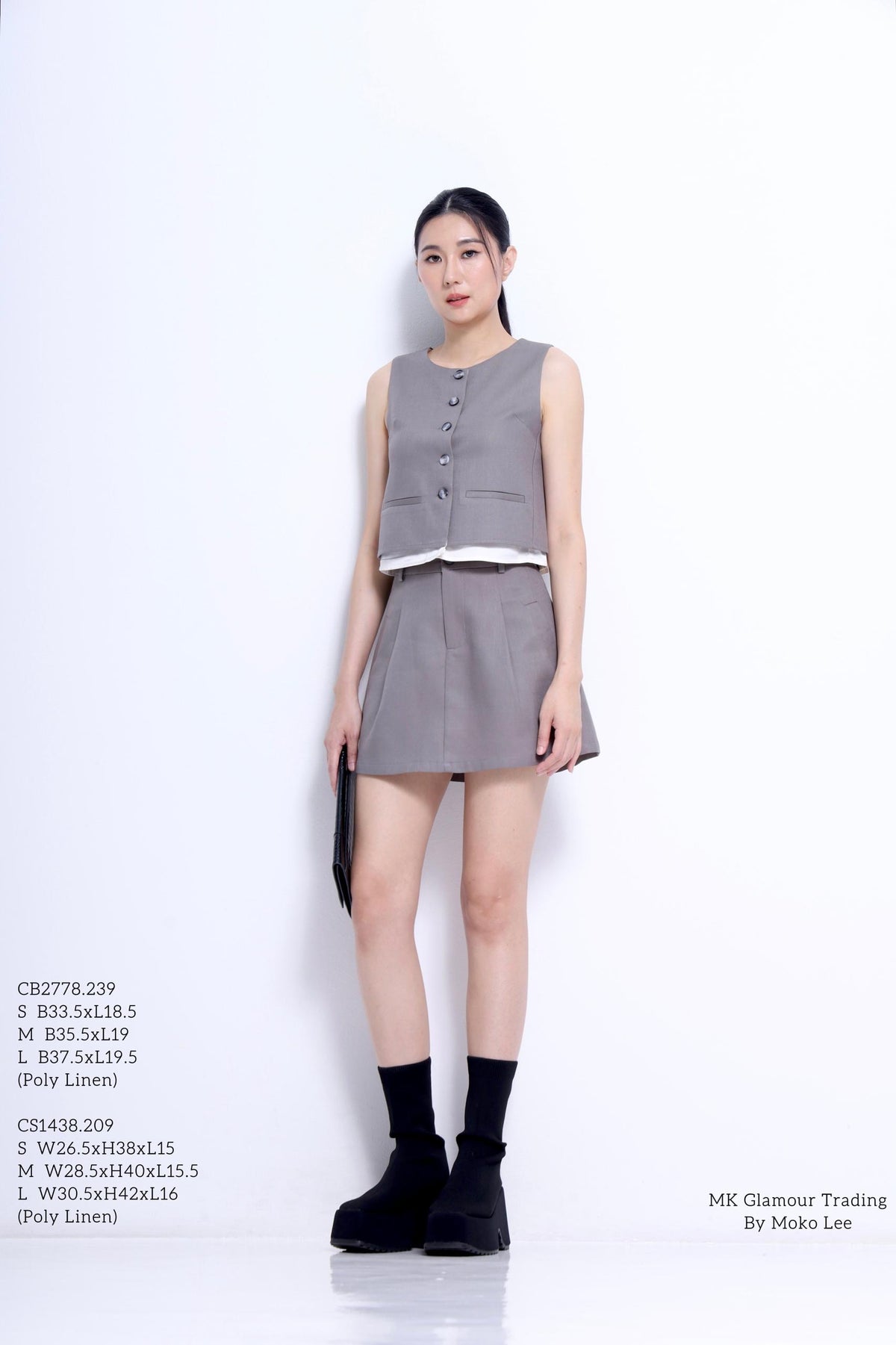 Marlene Minimalist Tailored Vest