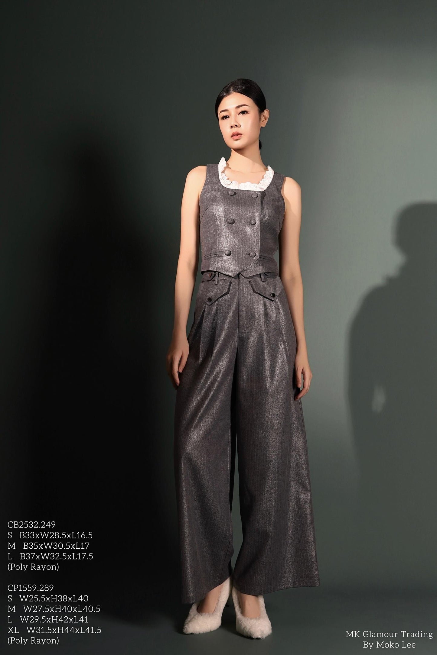 Stella Wide Legged Tailored Pants