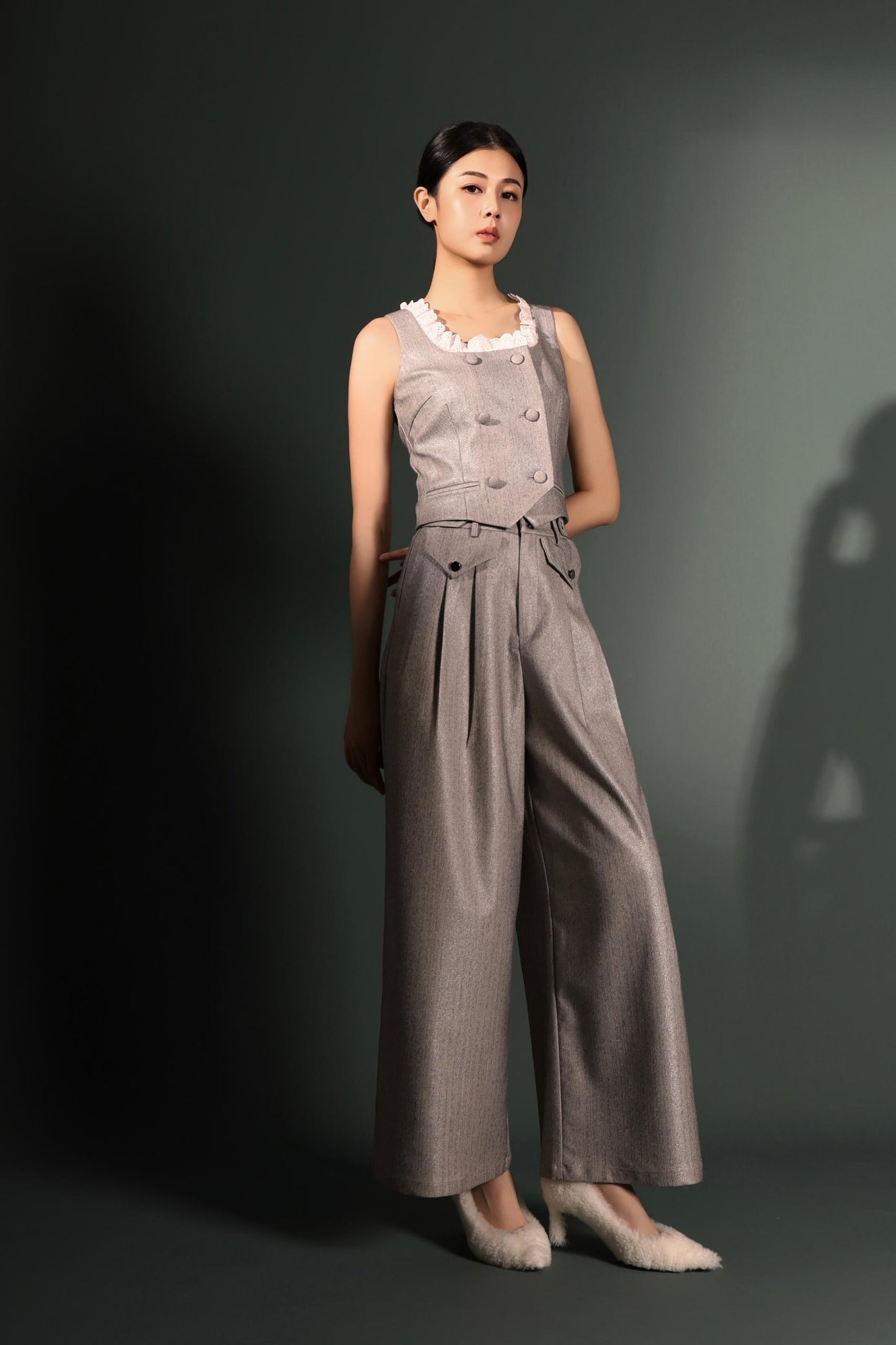 Stella Wide Legged Tailored Pants