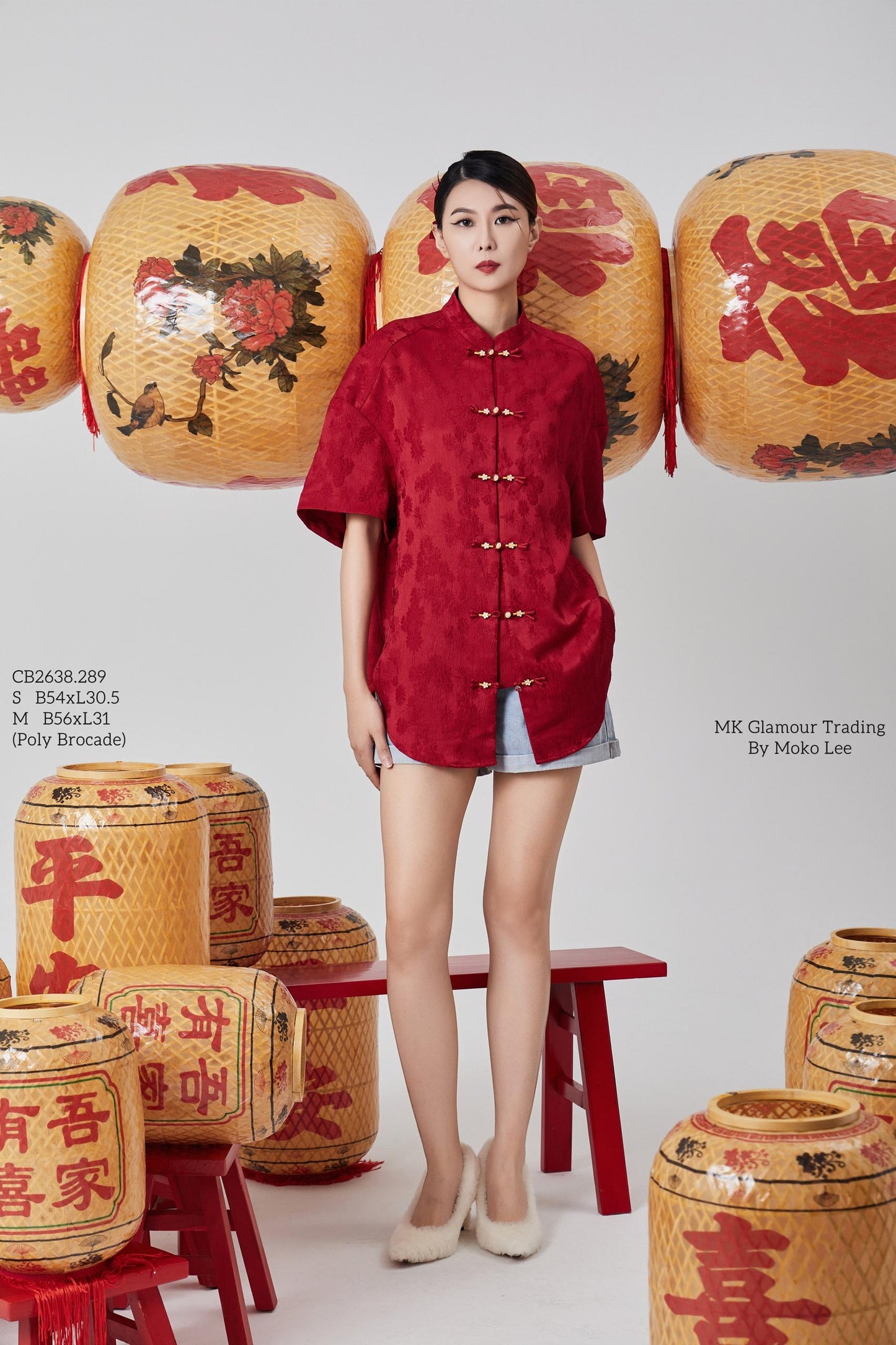 Zhao Orient Oversized Top