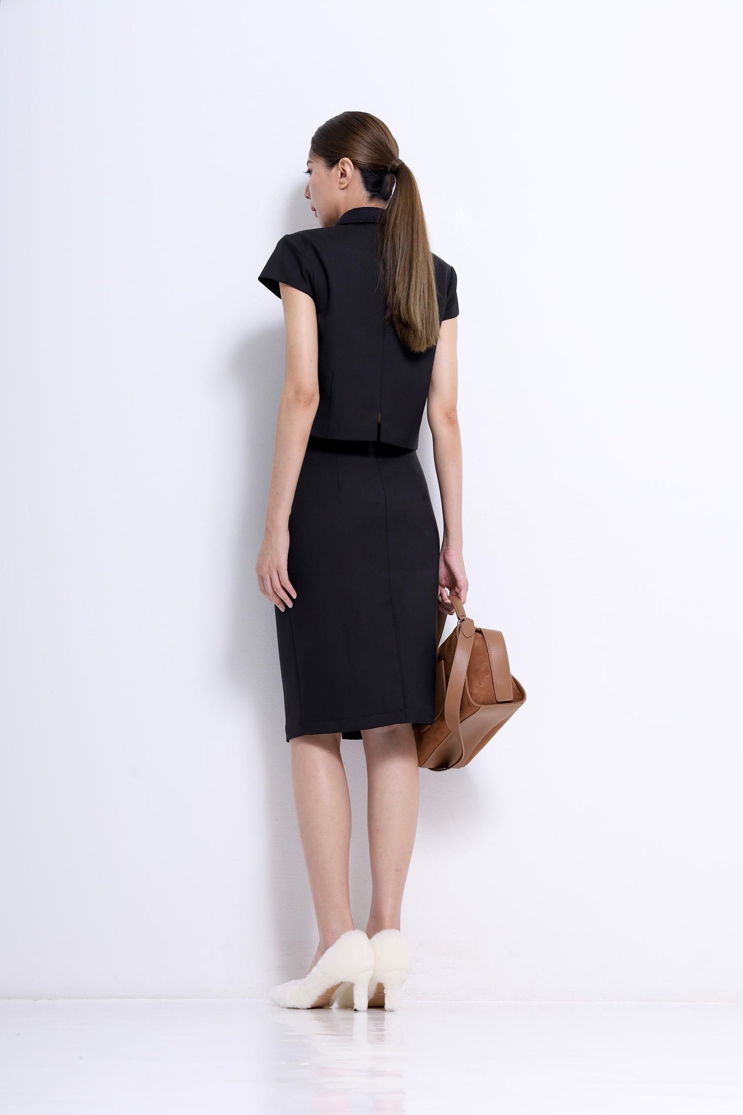 Bianca Front Slit Pencil Skirt