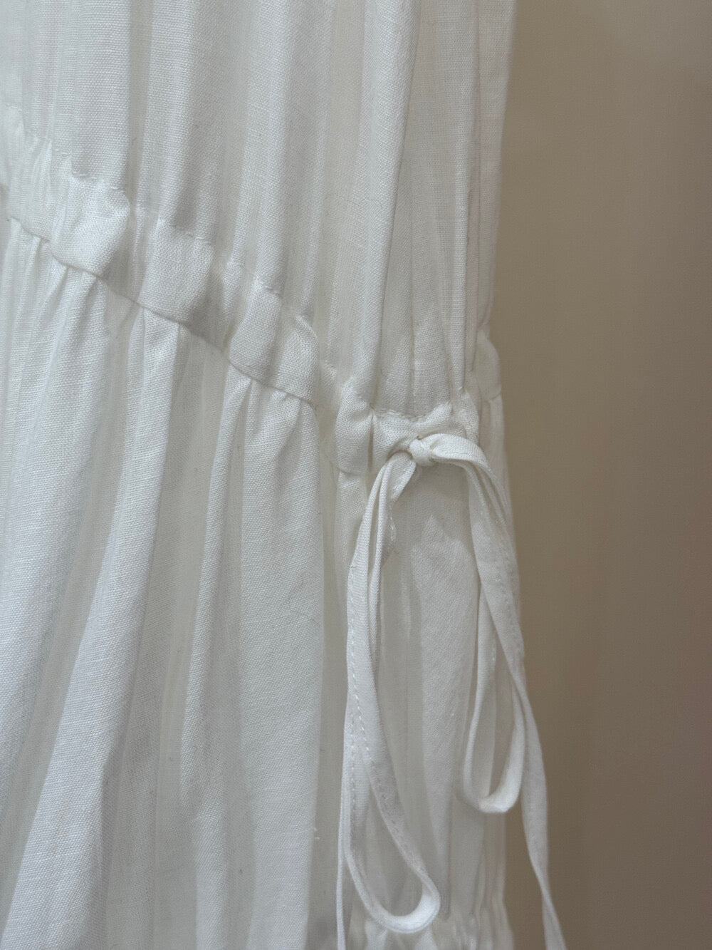 Kyla Cotton Linen Asymmetrical Dress