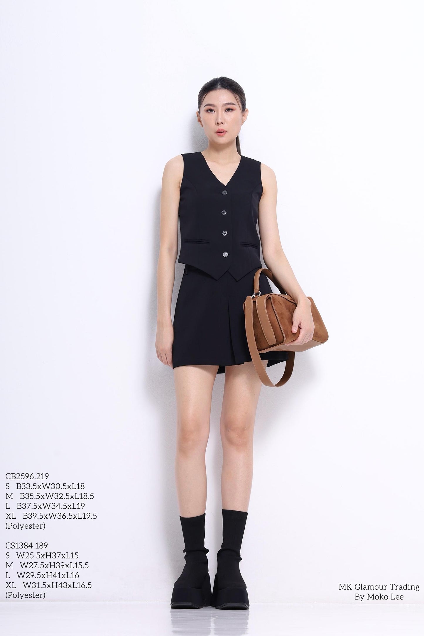 Bianca V-Neck Tailored Vest