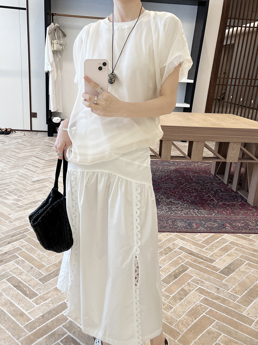Kate Asymmetrial Layered Mesh Top