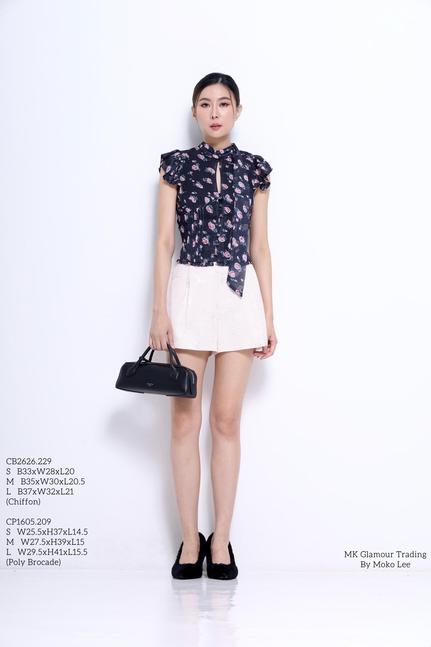 Venus Ruffle Chiffon Blouse
