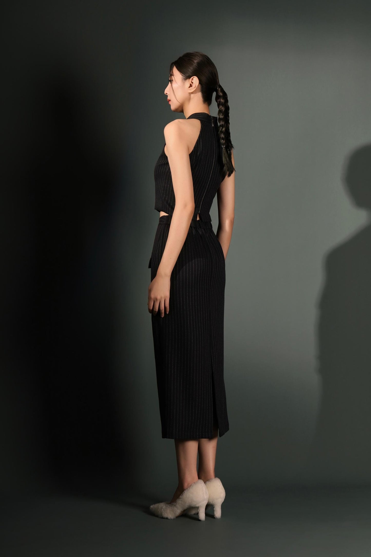 Tasha 3D Sequins Midaxi Skirt