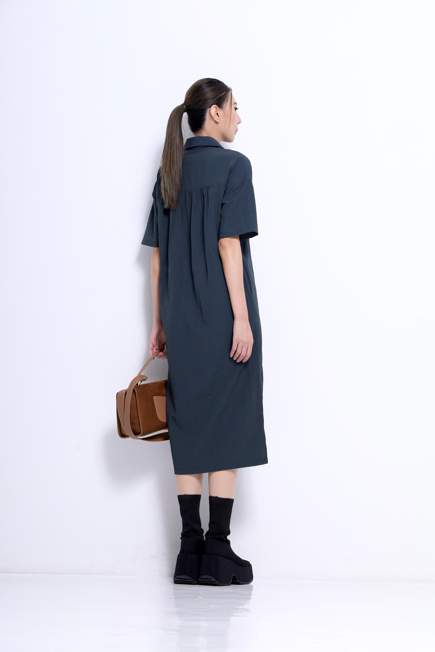 Jaime Oversized Trench Shirt Dress