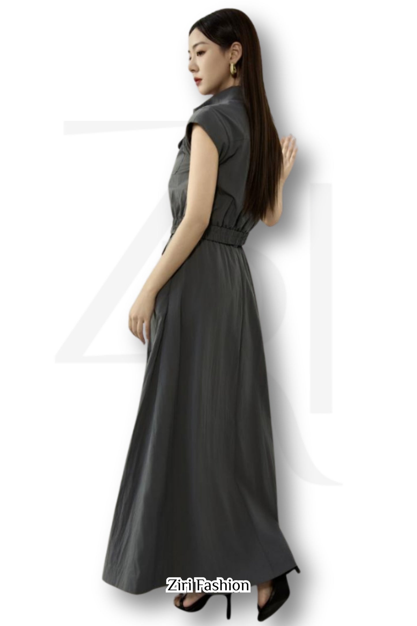 Ziri A-line Maxi Skirt
