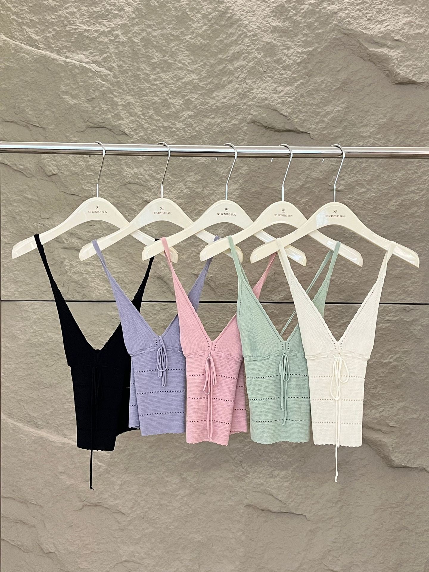 Kylie V-Neck Knit Tank Top