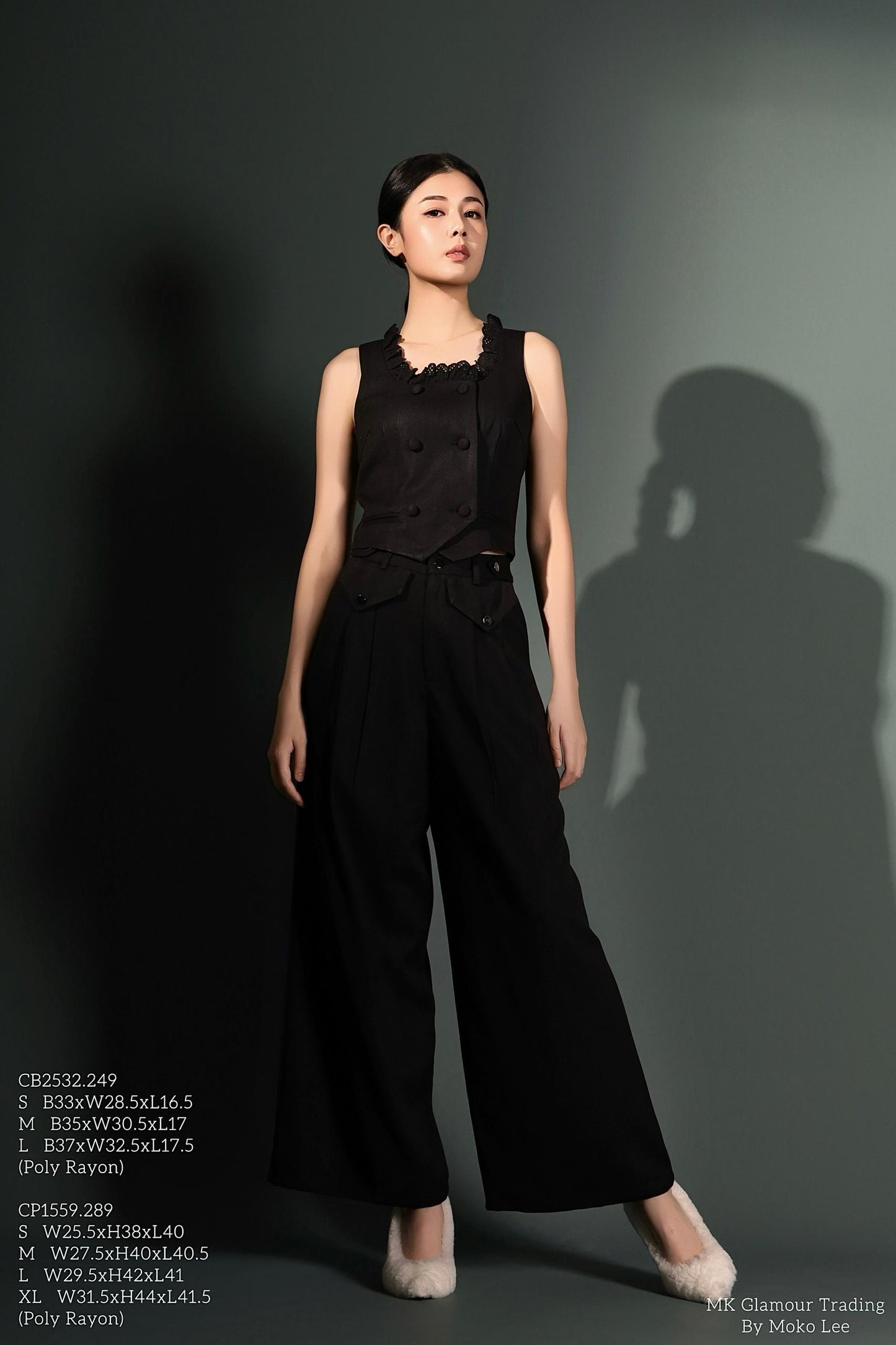 Stella Wide Legged Tailored Pants