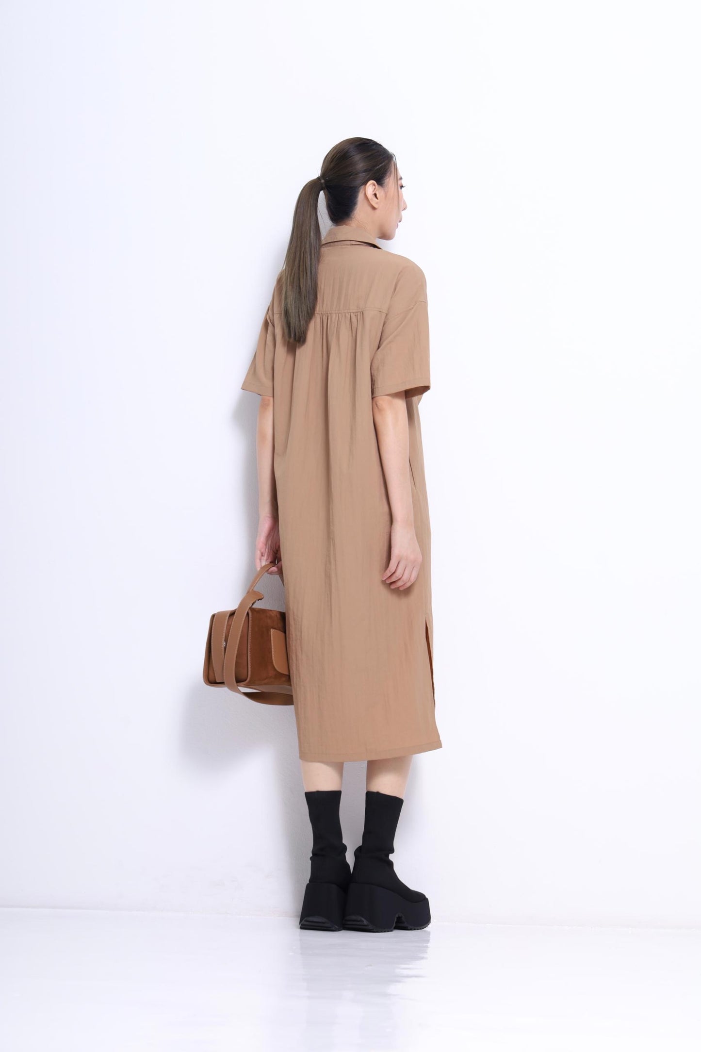 Jaime Oversized Trench Shirt Dress