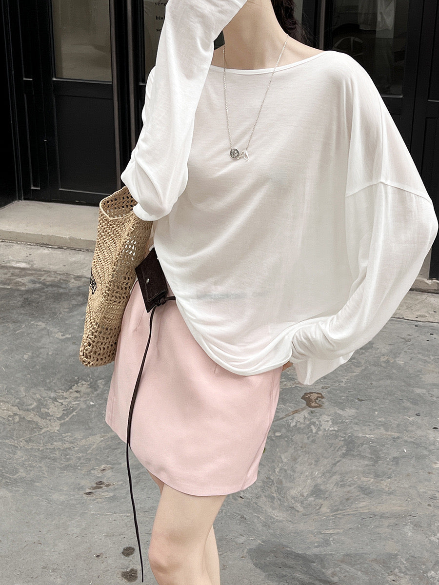 Hoo Loose Open Back Tee