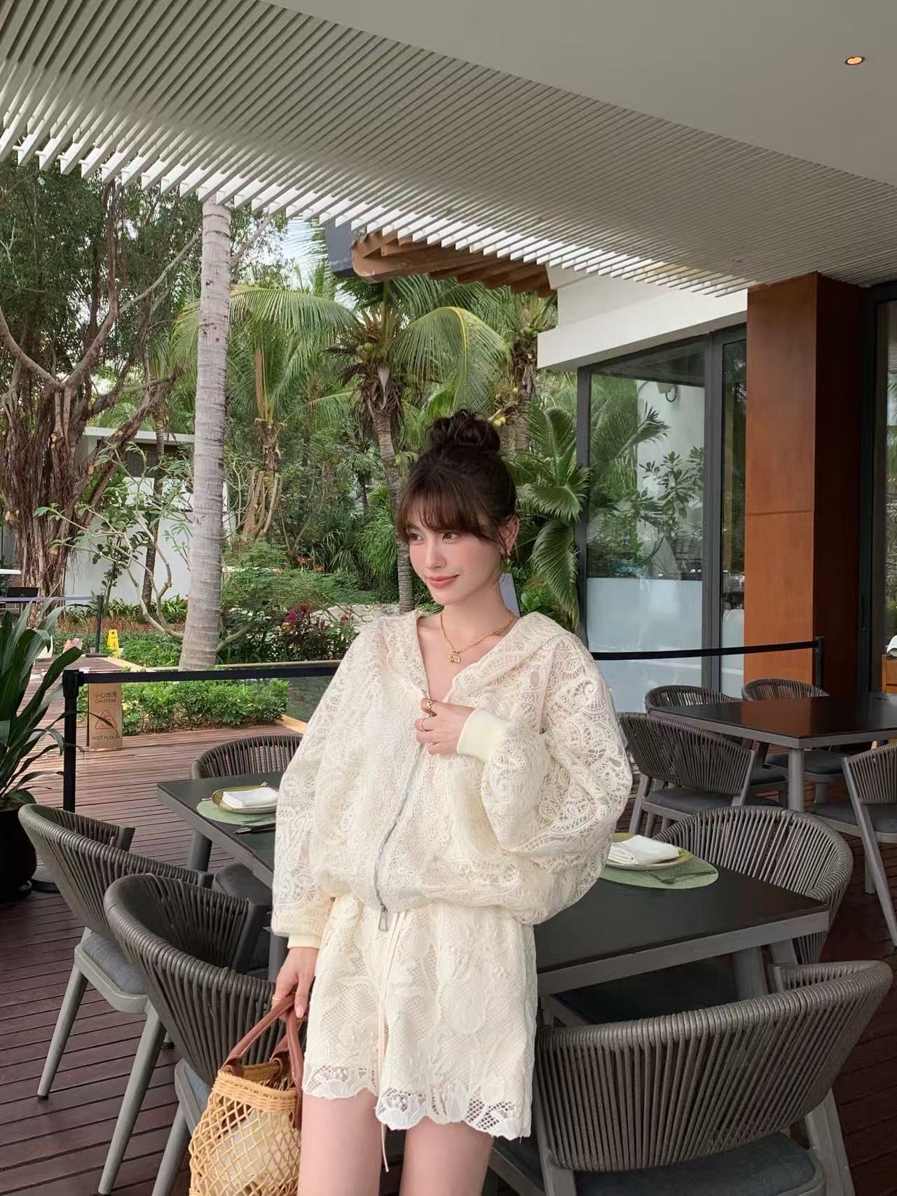 Dana Lace Hoodie Jacket