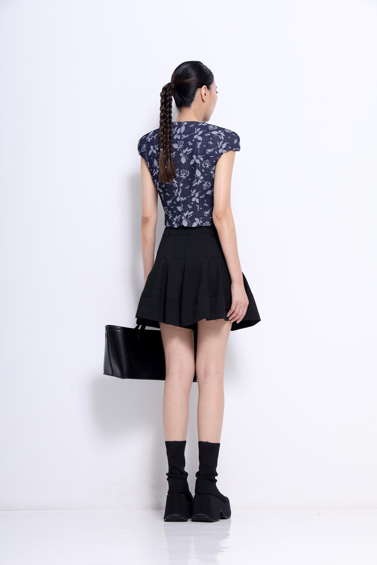 Gaby Denim Button Down Top