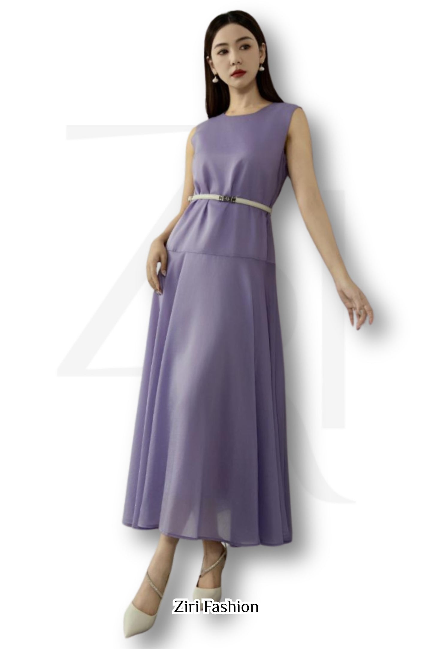 Ziri Tencel Slip-on Dress