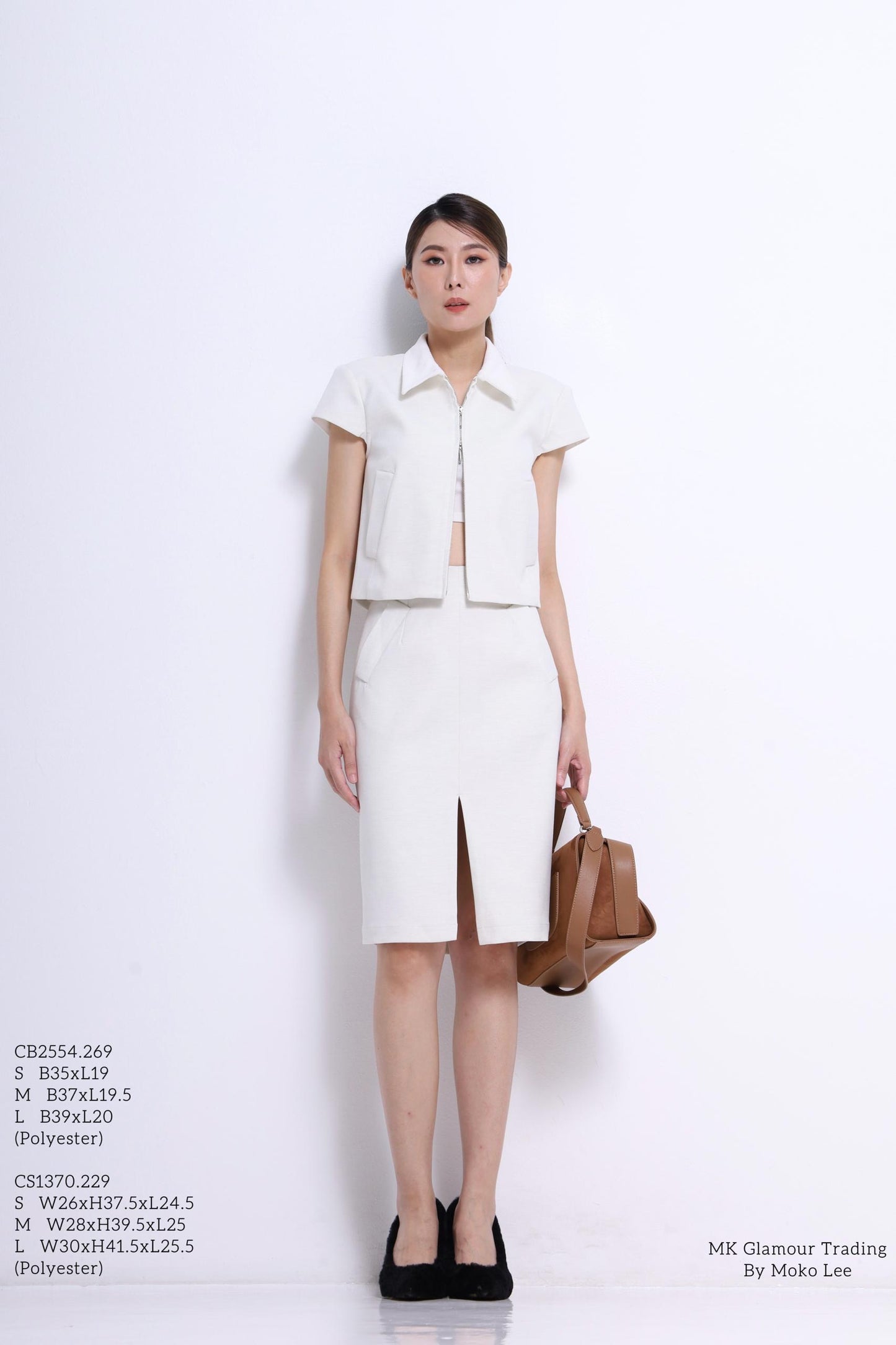 Bianca Front Slit Pencil Skirt