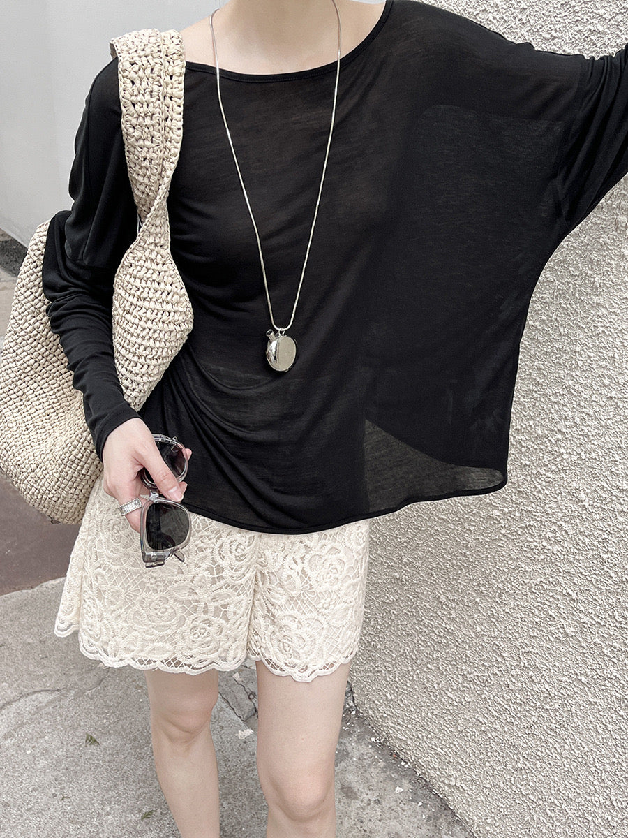 Hoo Loose Open Back Tee