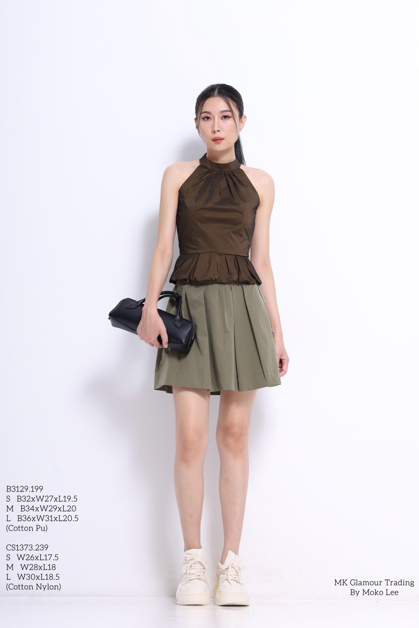 Talia Peplum Ruffles Top