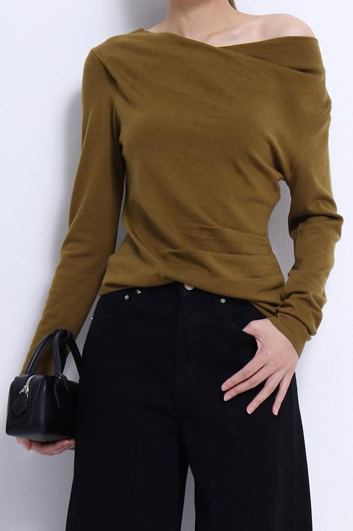 Ellie Asymmetrical Knit Top