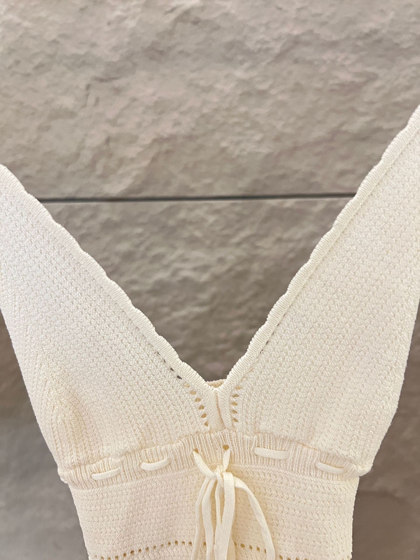 Kylie V-Neck Knit Tank Top