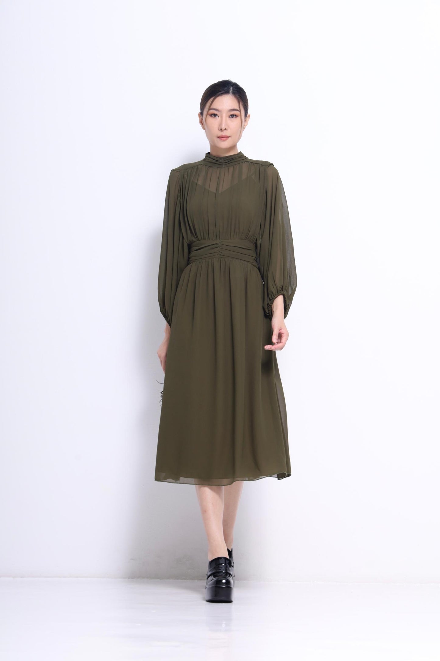 Chloe Lavalliere Chiffon Dress