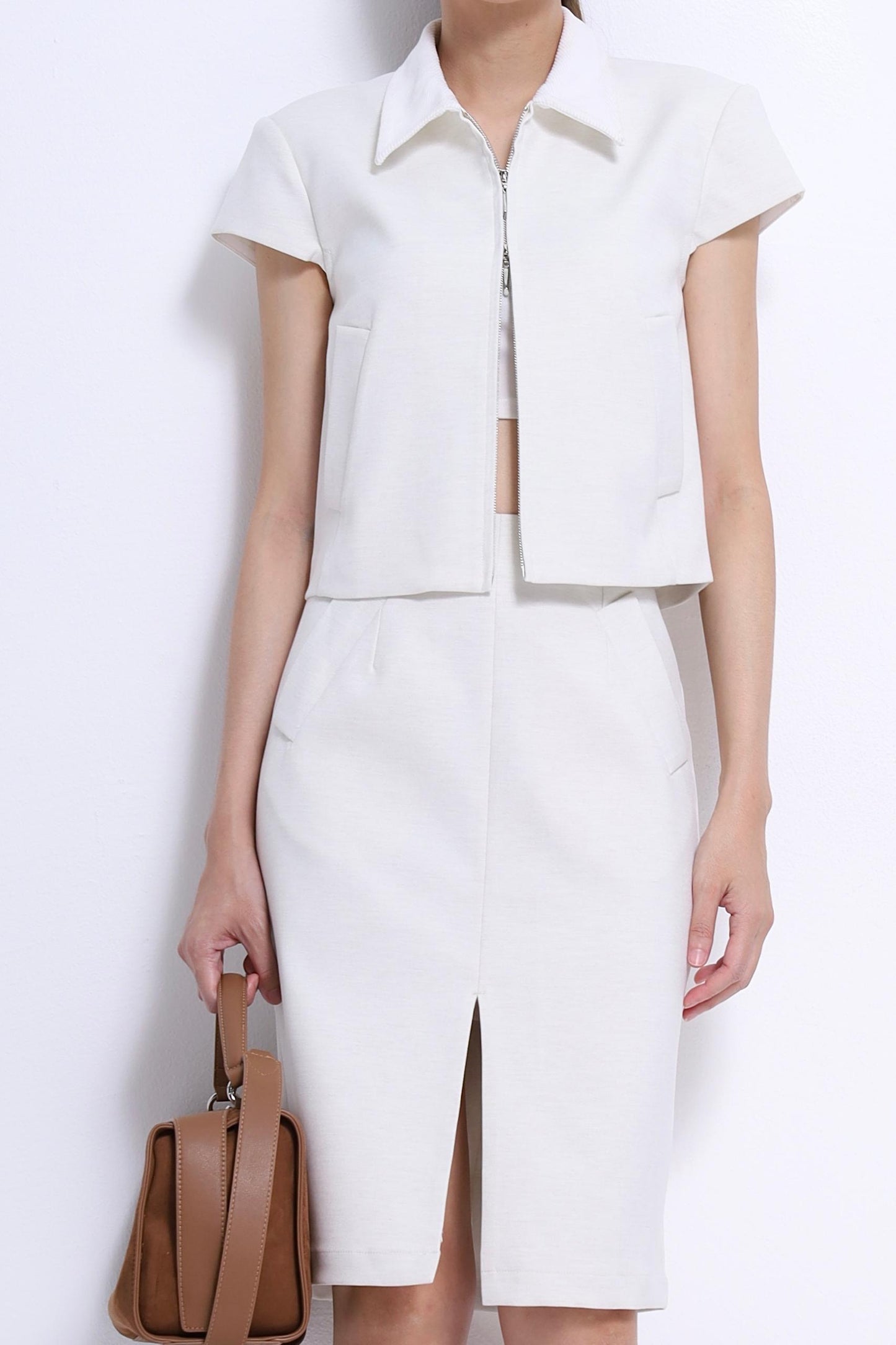 Bianca Front Slit Pencil Skirt