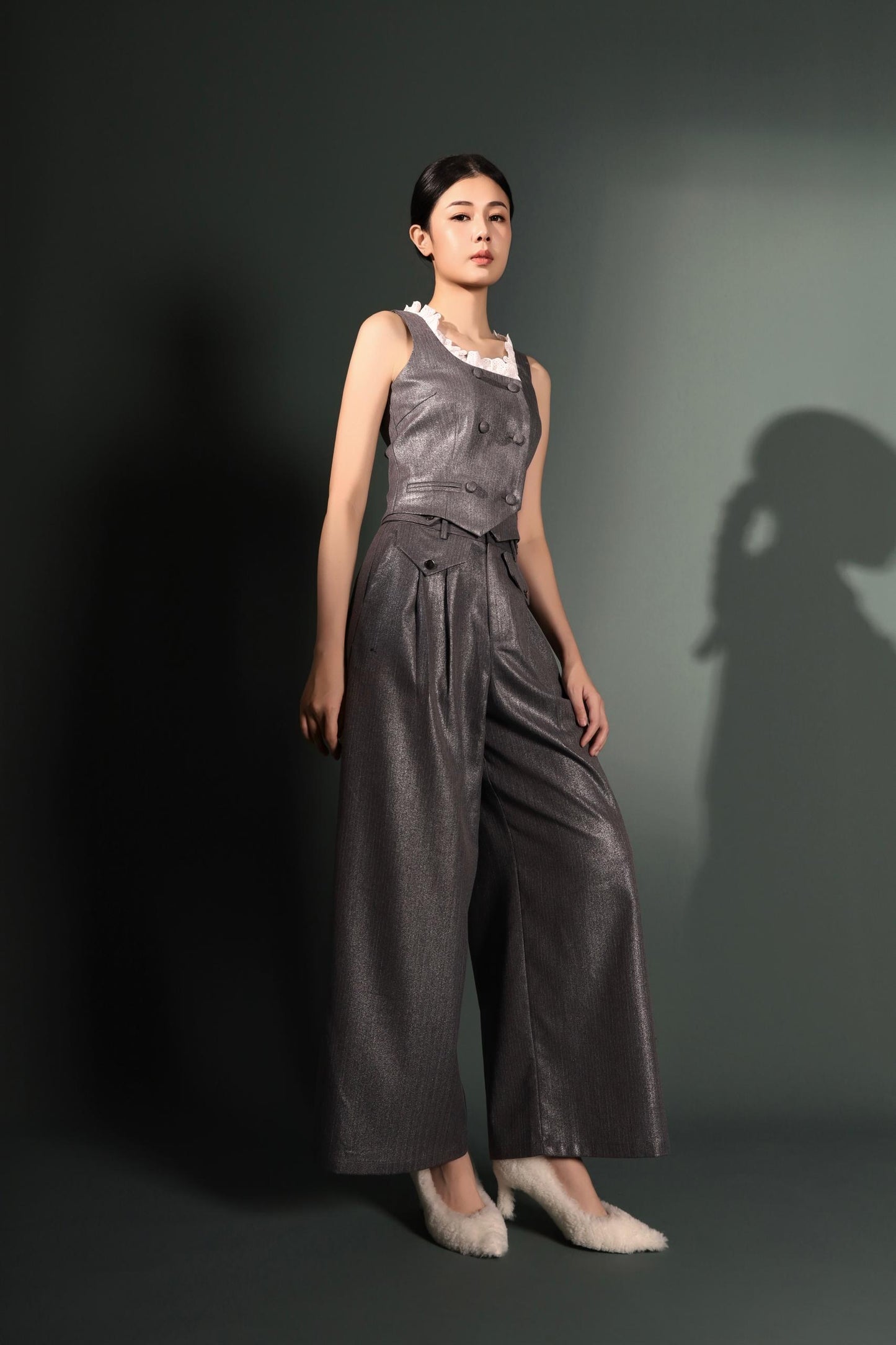 Stella Wide Legged Tailored Pants