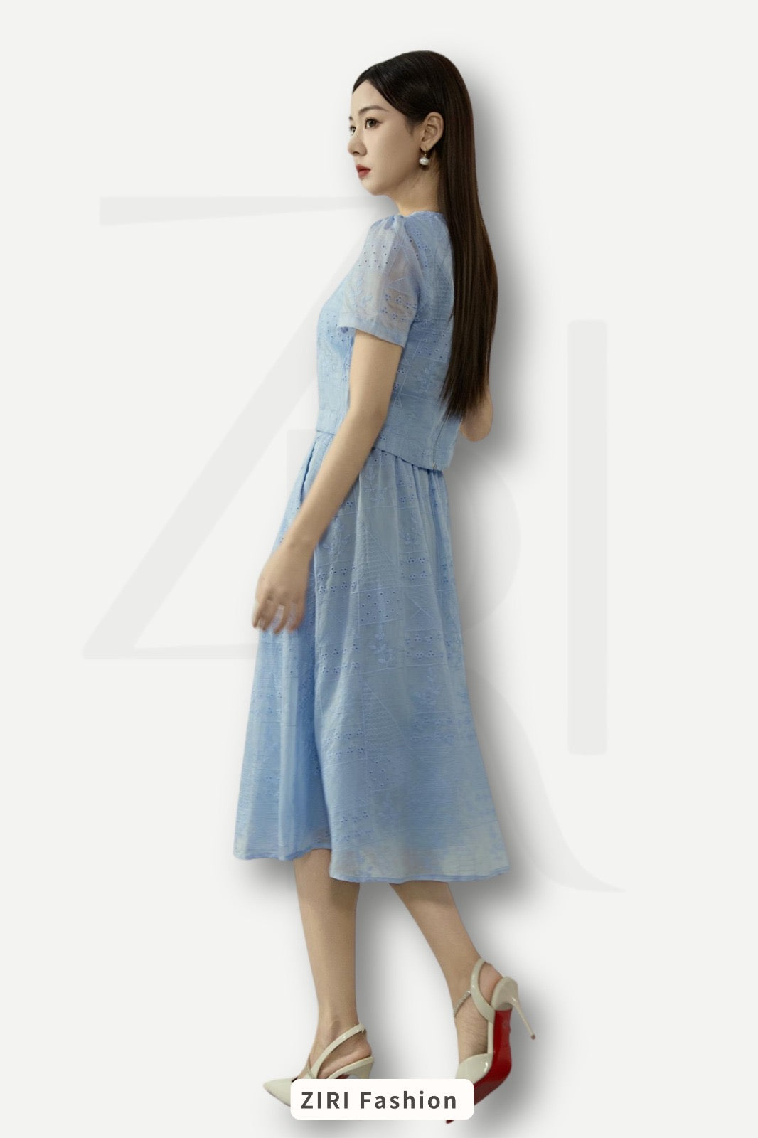 Ziri Lace Broderie Set