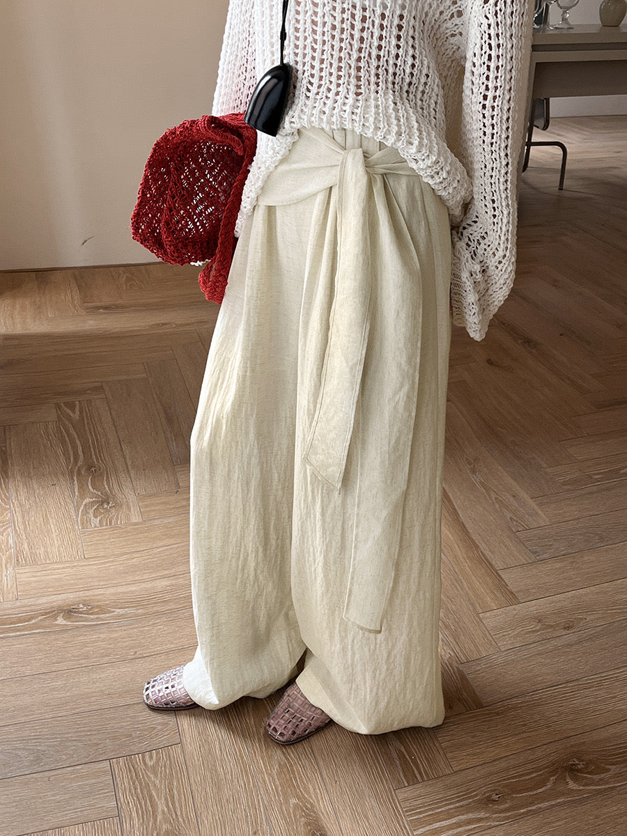 Vera Wide Leg Linen Pants