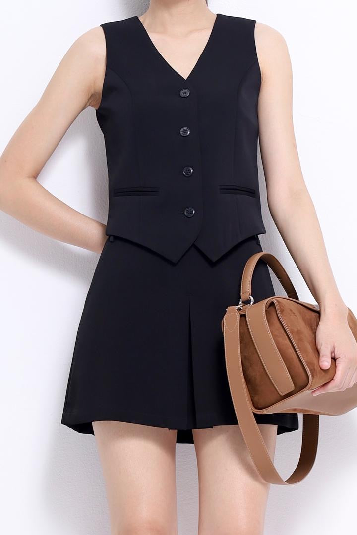 Bianca V-Neck Tailored Vest