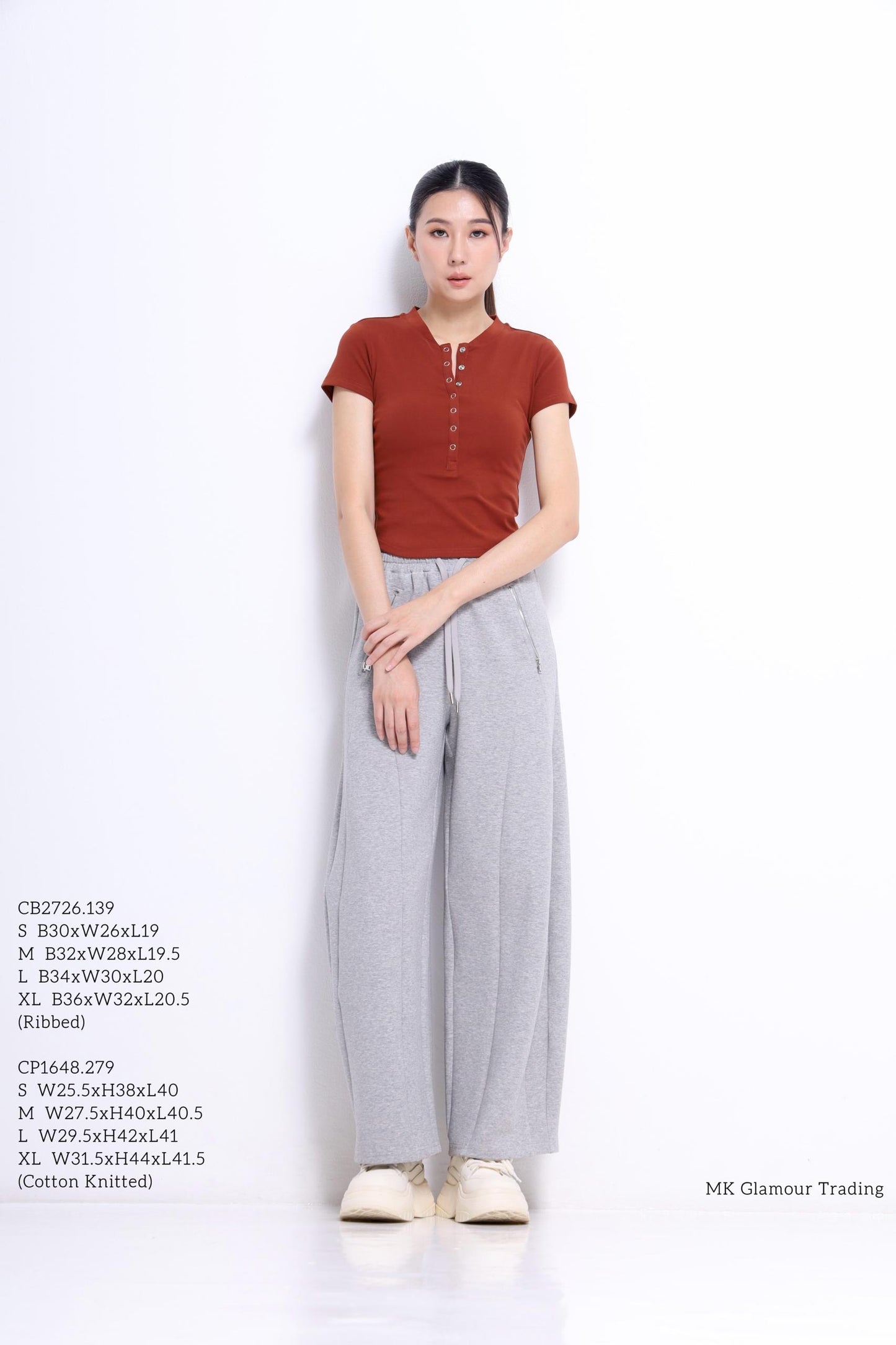 Charlie Button Down Fitted Tee
