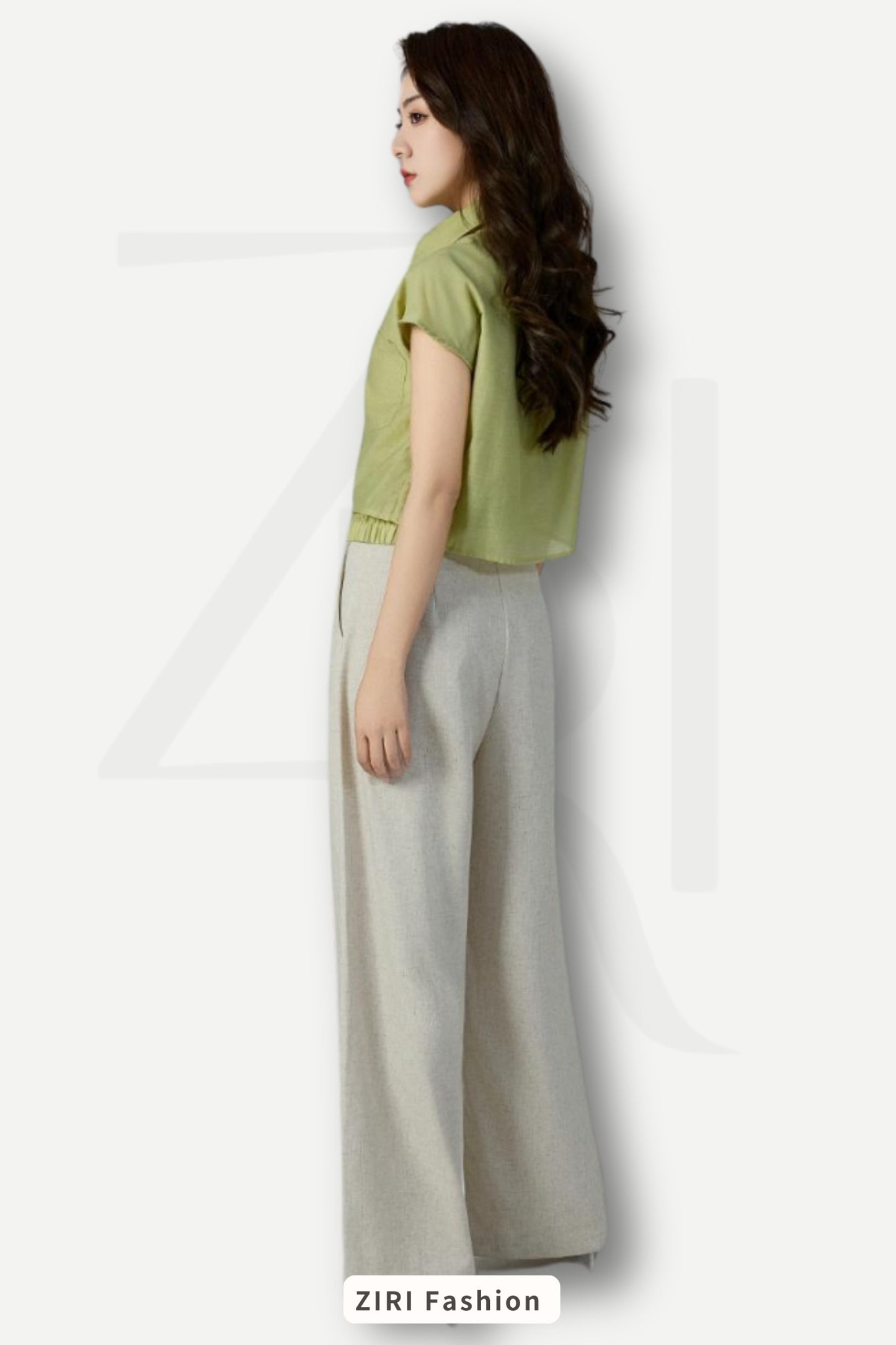Ziri Tencel Layered Shirt