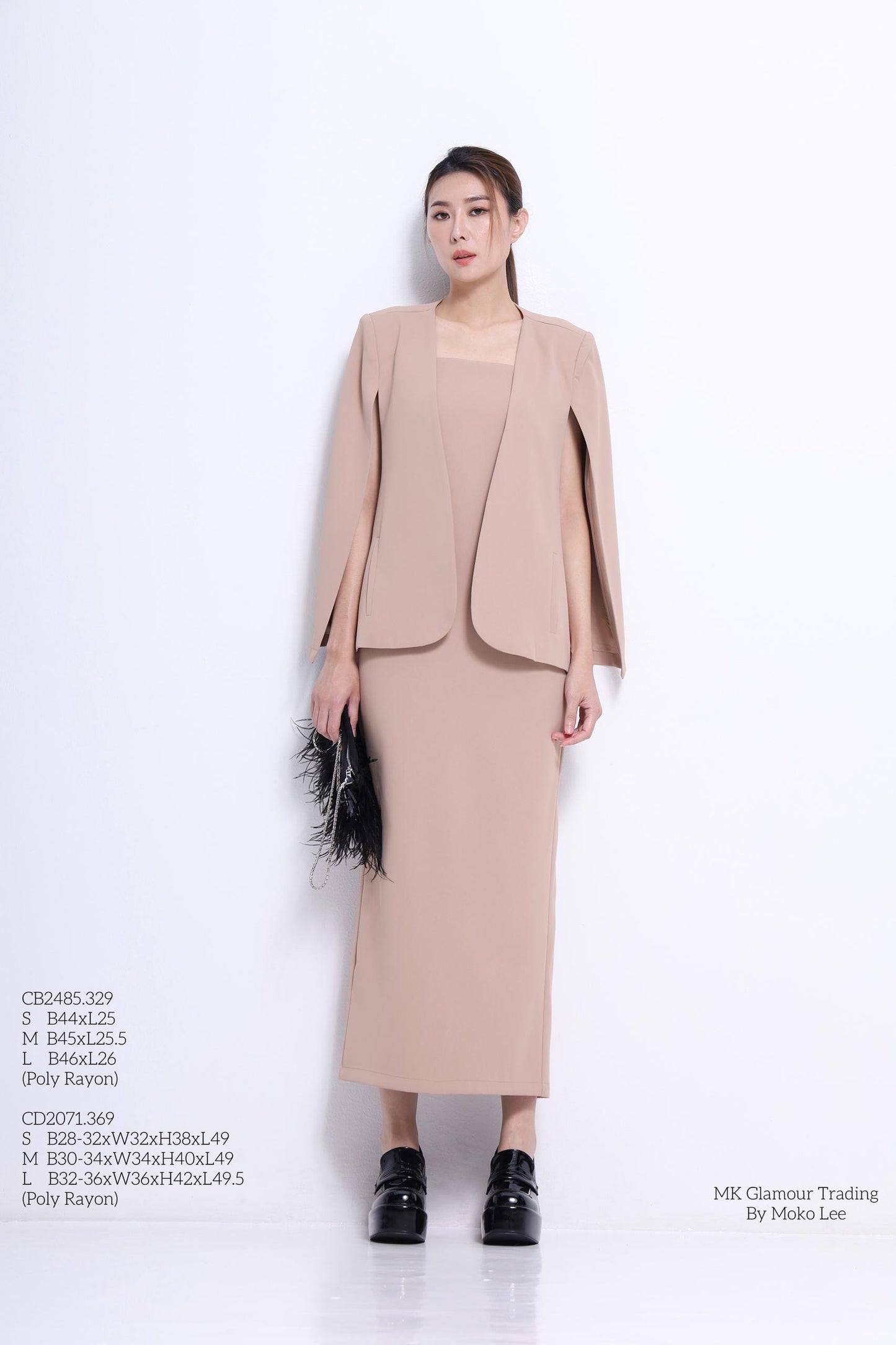 Jace Tailored Cape Blazer