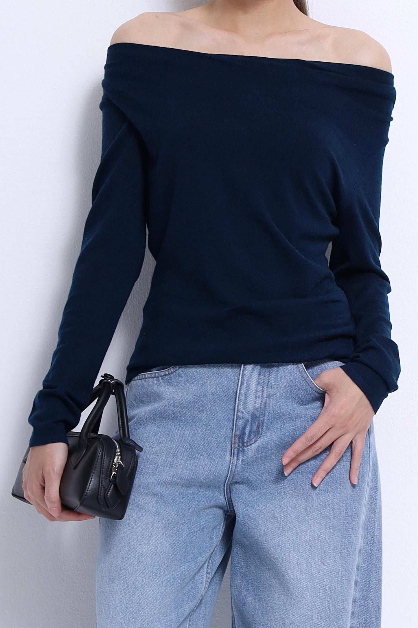 Ellie Asymmetrical Knit Top
