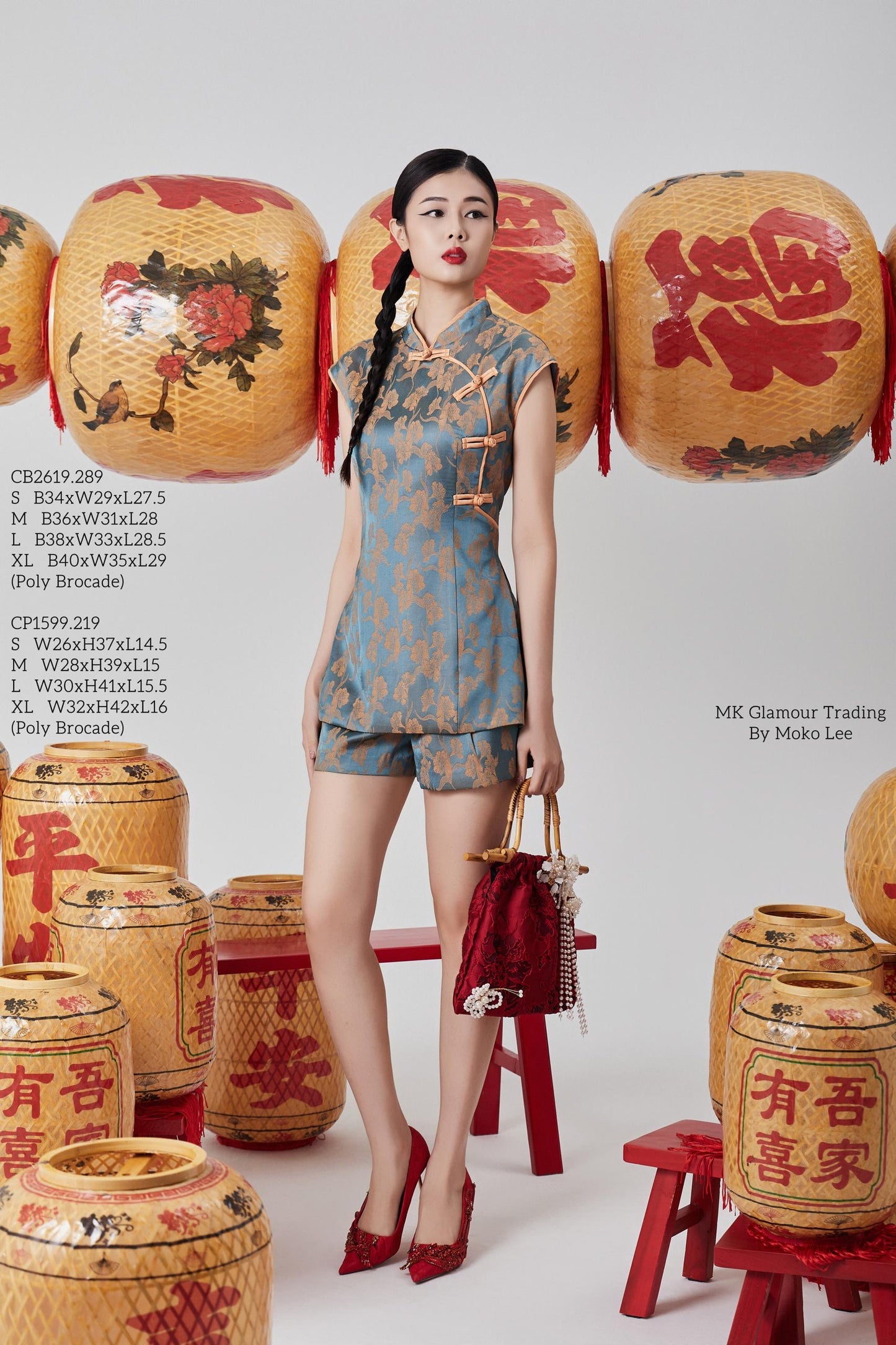 Ju Orient Brocade Top