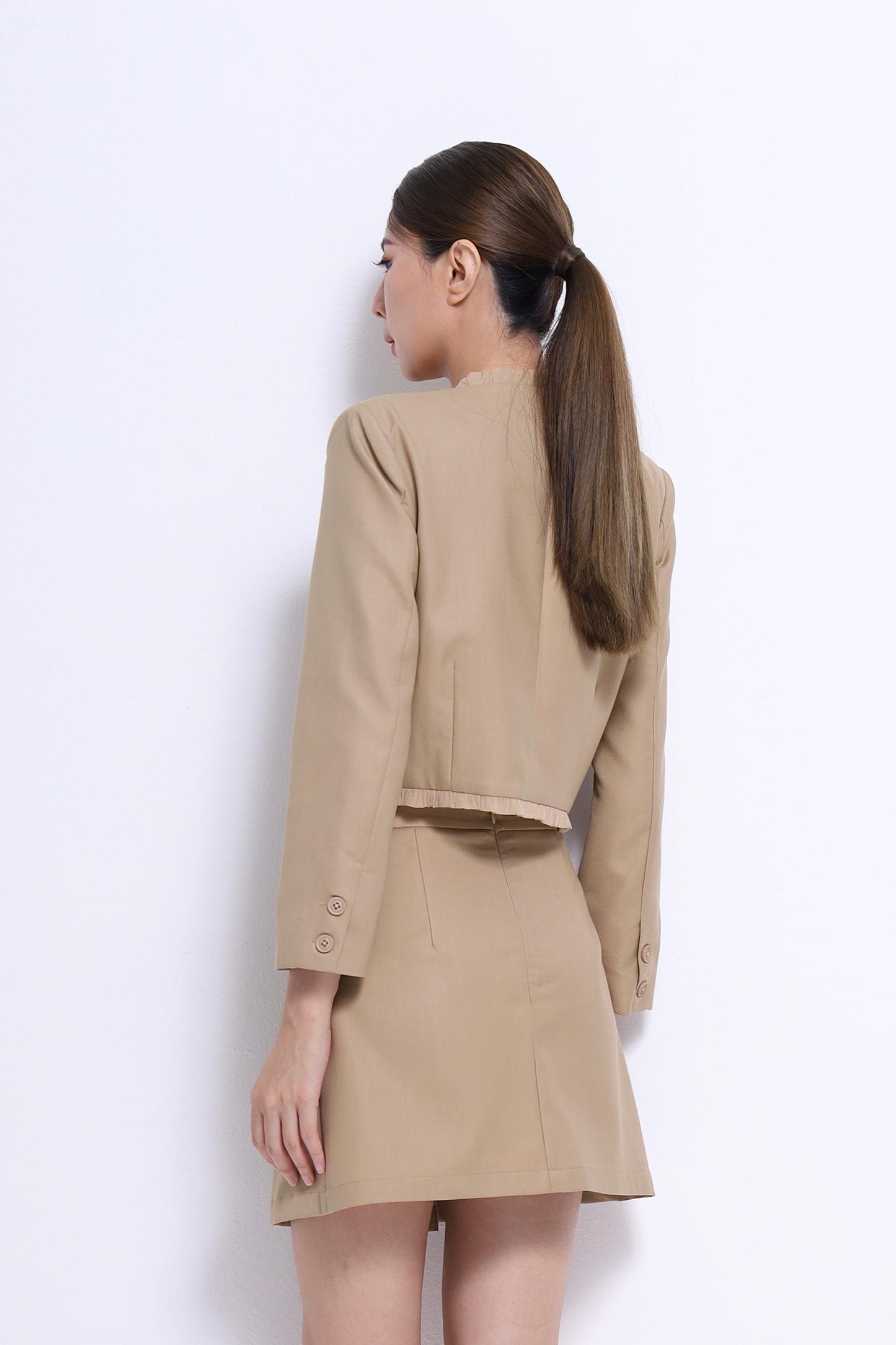 Chelsea Embroidered Cropped Jacket