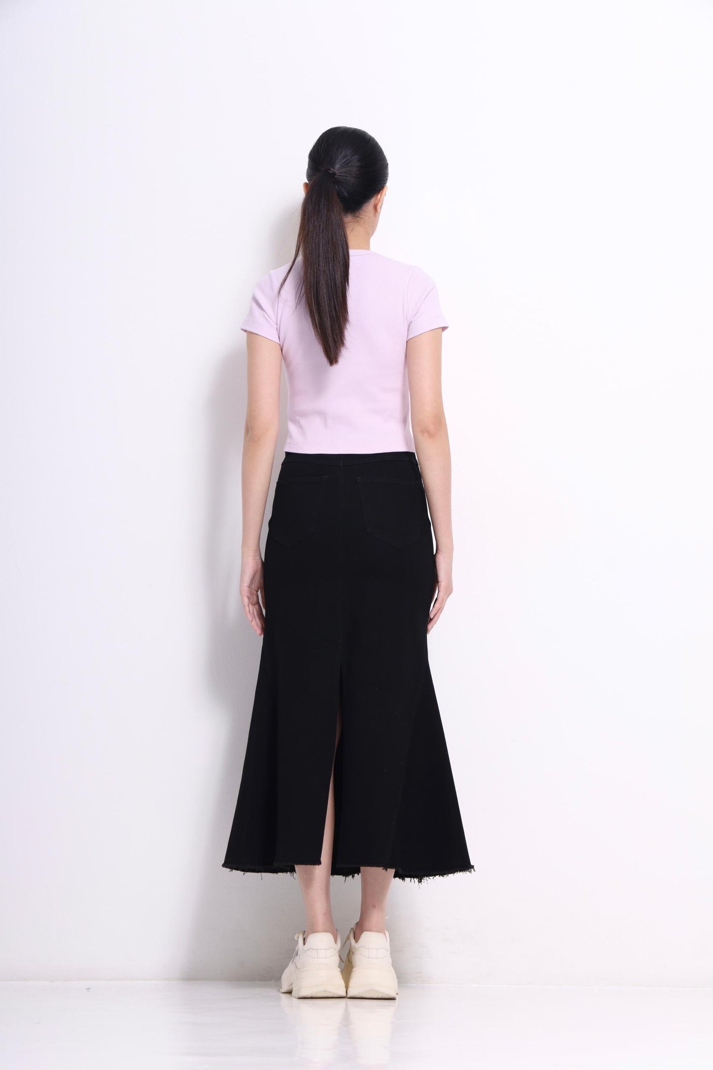 Azalea High Waisted Denim Mermaid Skirt