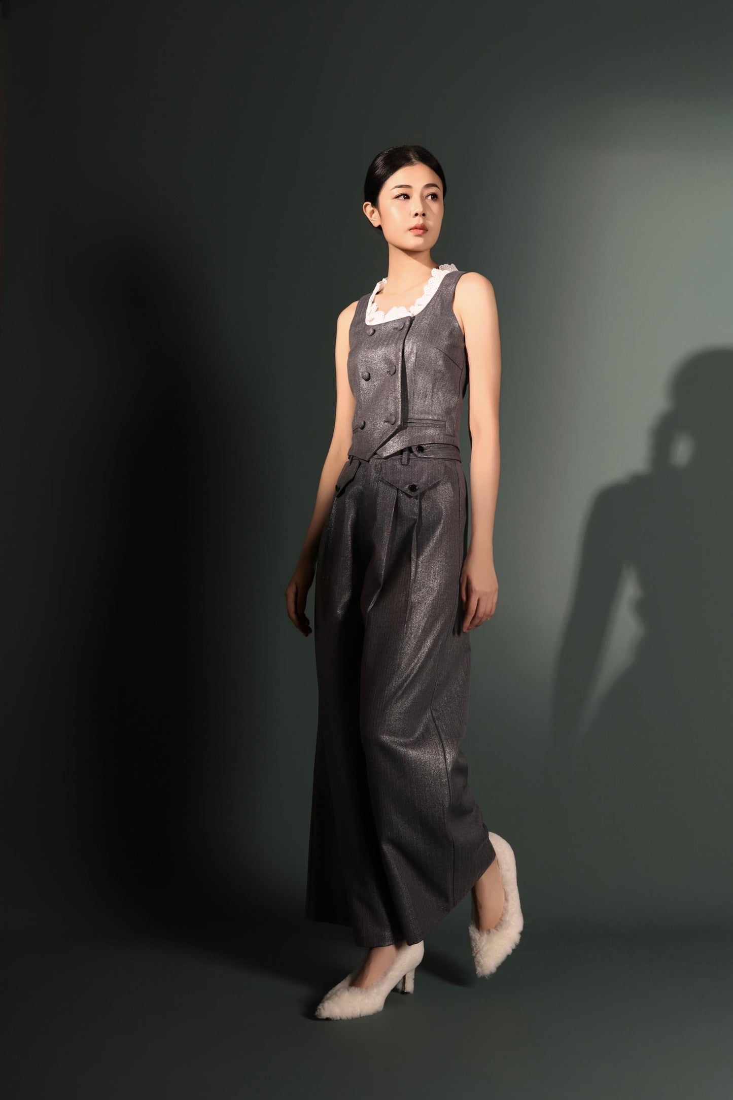 Stella Wide Legged Tailored Pants