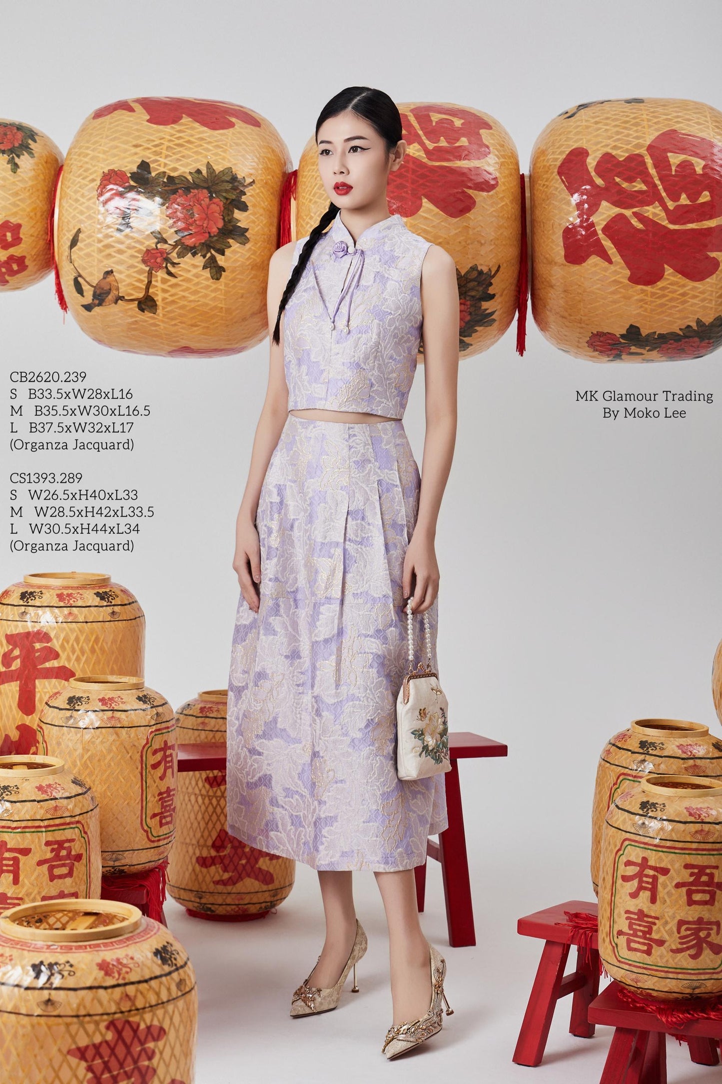 Ran Orient Mandarin Blouse