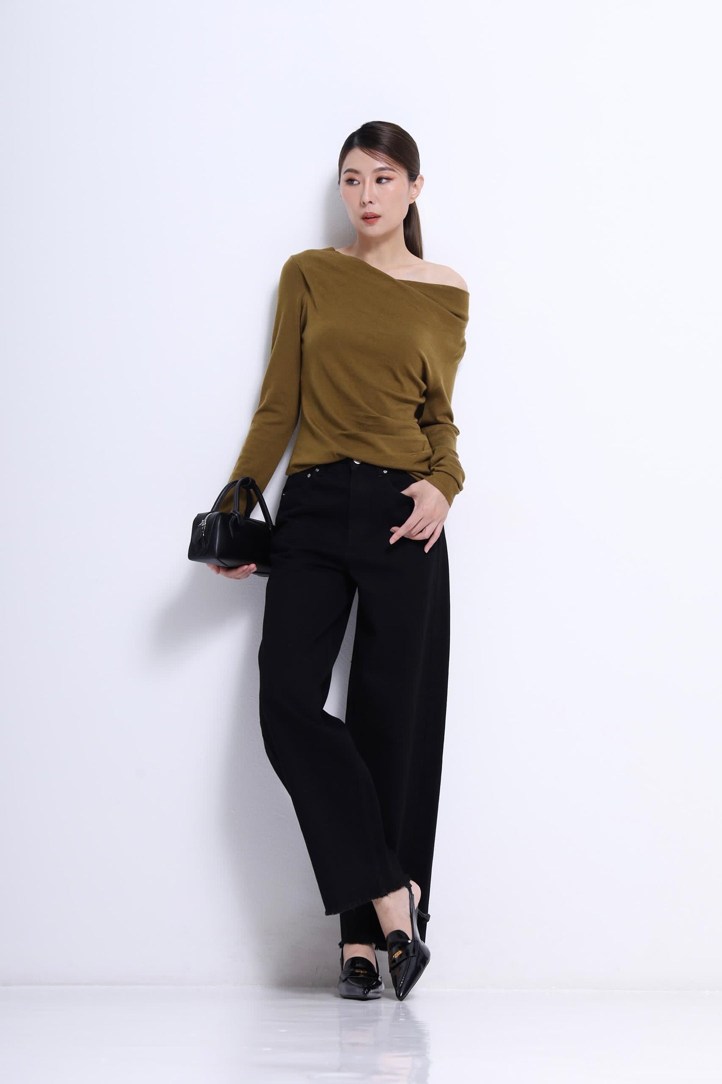 Ellie Asymmetrical Knit Top