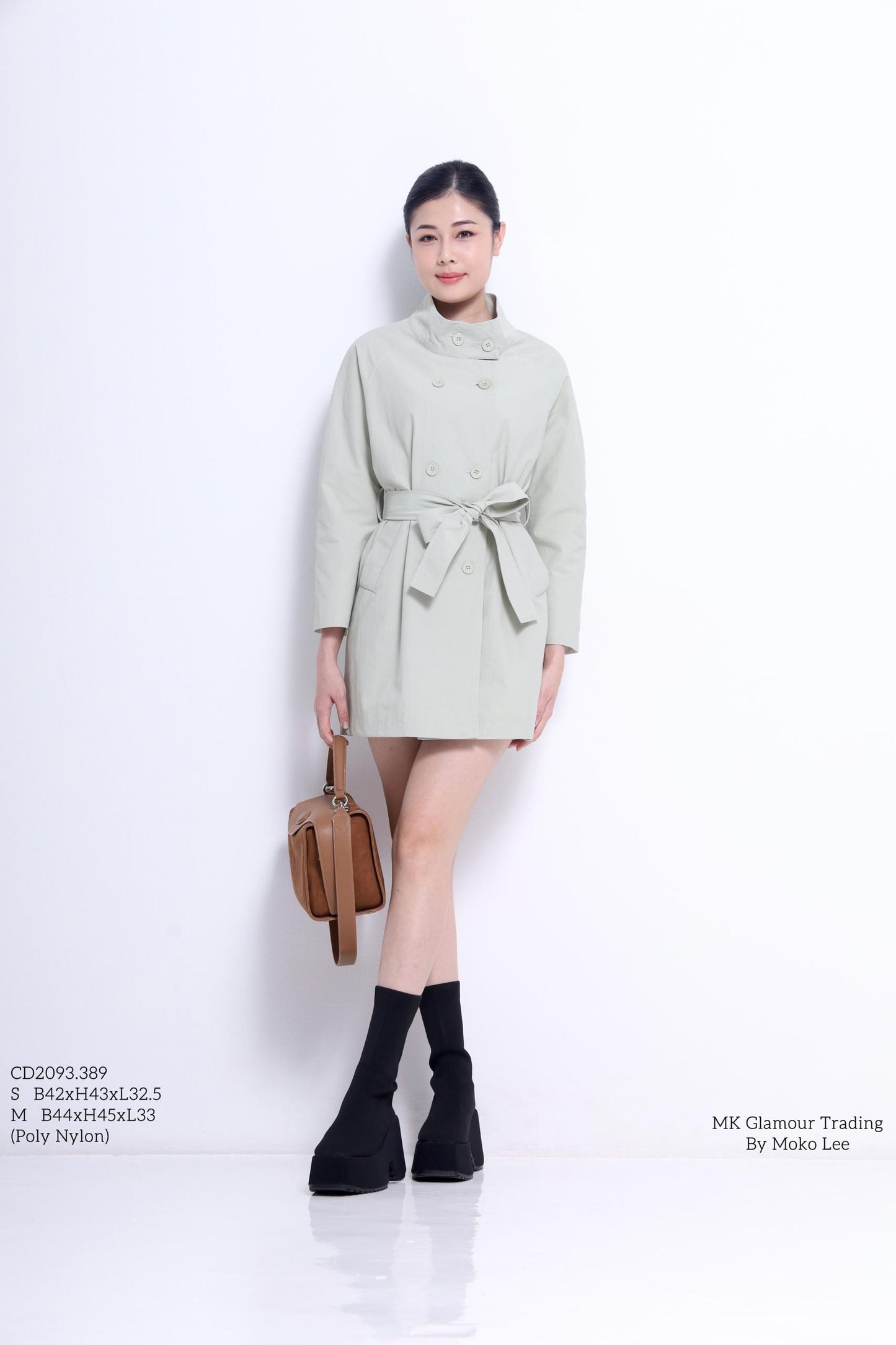 Sylvia Mid-Length Trench Jacket