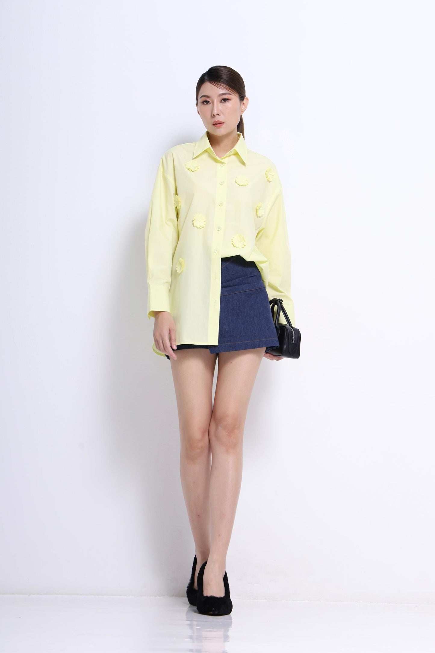 Carolina Denim Big Bow Skort