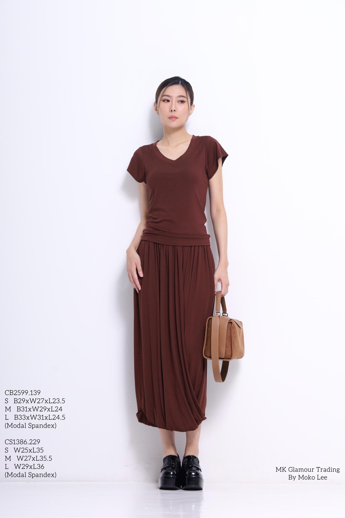 Jay Asymmetrical V-neck Tee
