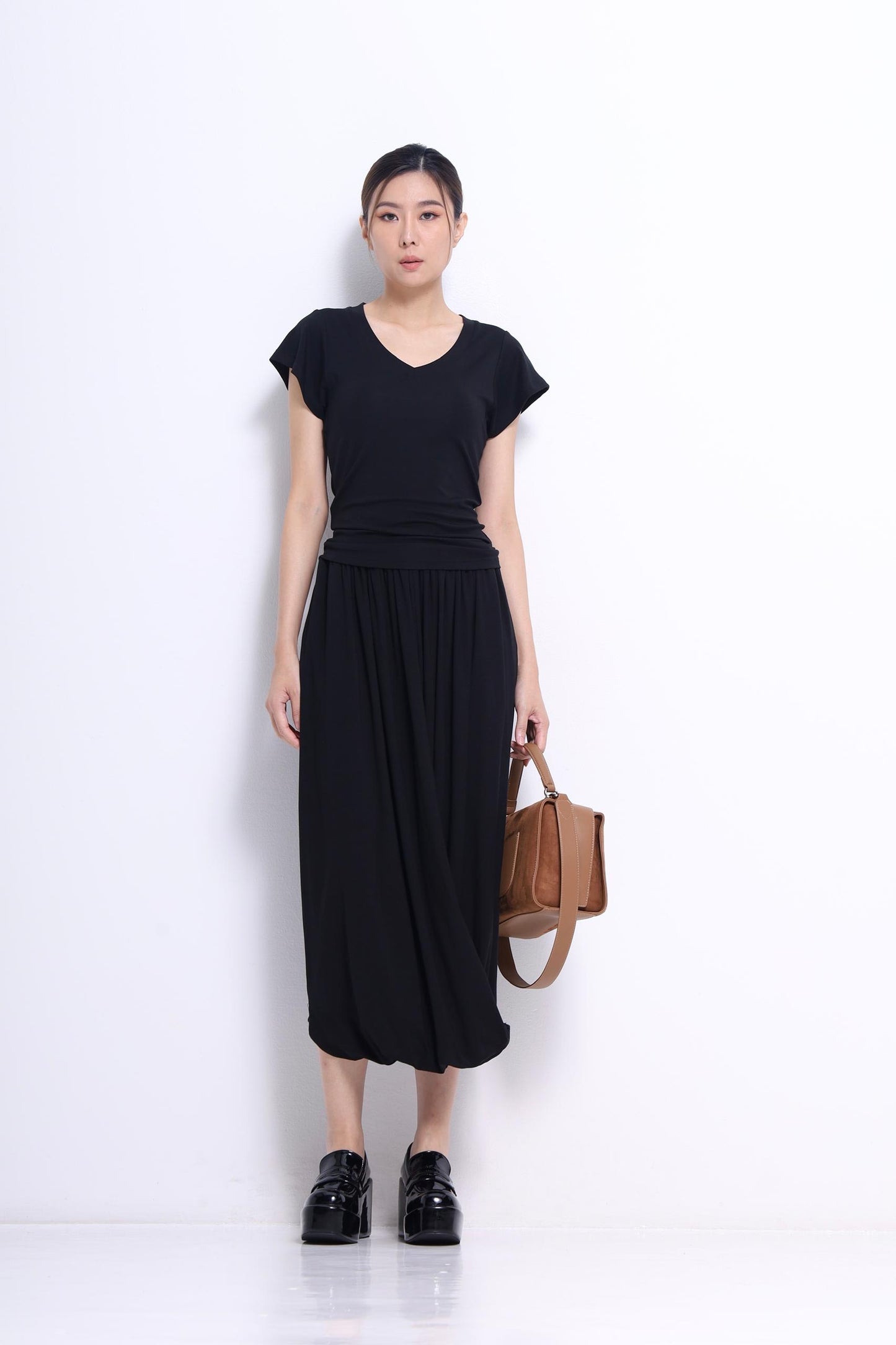 Jay Asymmetrical V-neck Tee